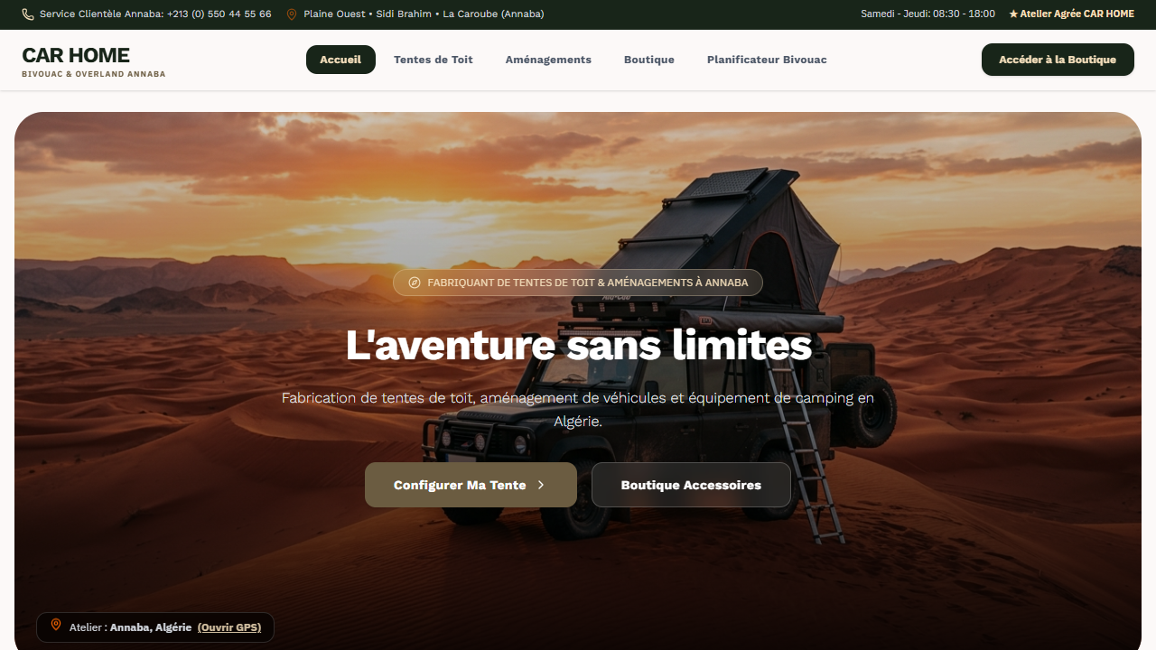 CarHome live homepage